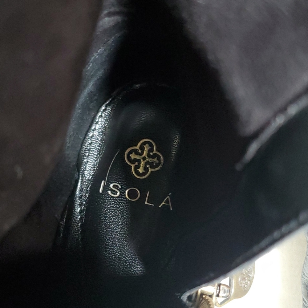 Isola black leather boots - Picture 9 of 10